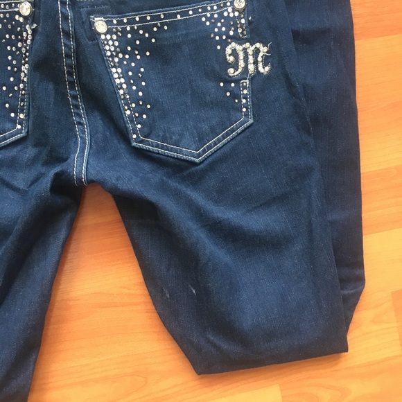 Miss me skinny rhinestones jegging jean 25 - Picture 4 of 5